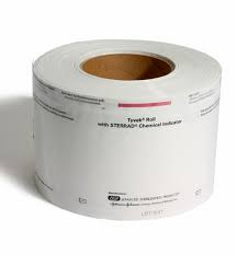 Plazma sterilizatsiyasi uchun rulon Tyvek/ Plazma Tyvek rulosi 150mmx70m
